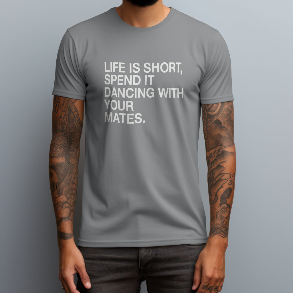 dancing with your mates gray