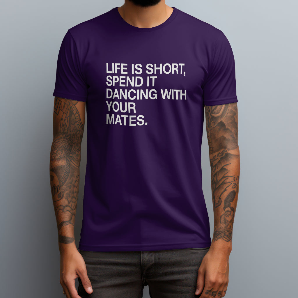 dancing with your mates purple
