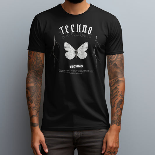 Techno Butterfly T-Shirt