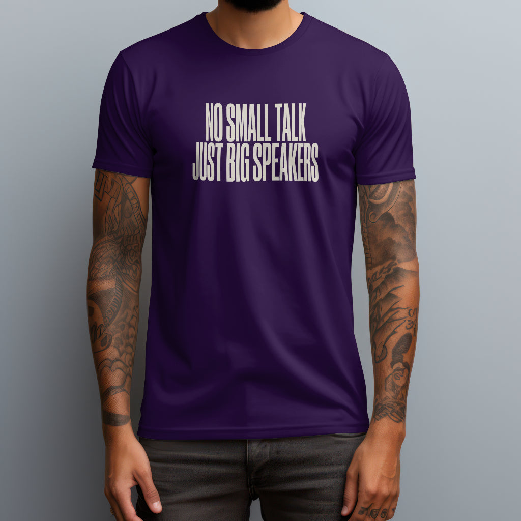 no small talk purple