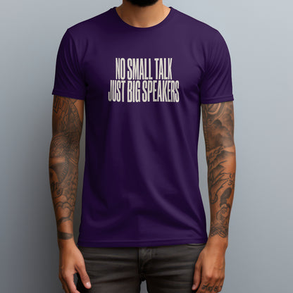 no small talk purple