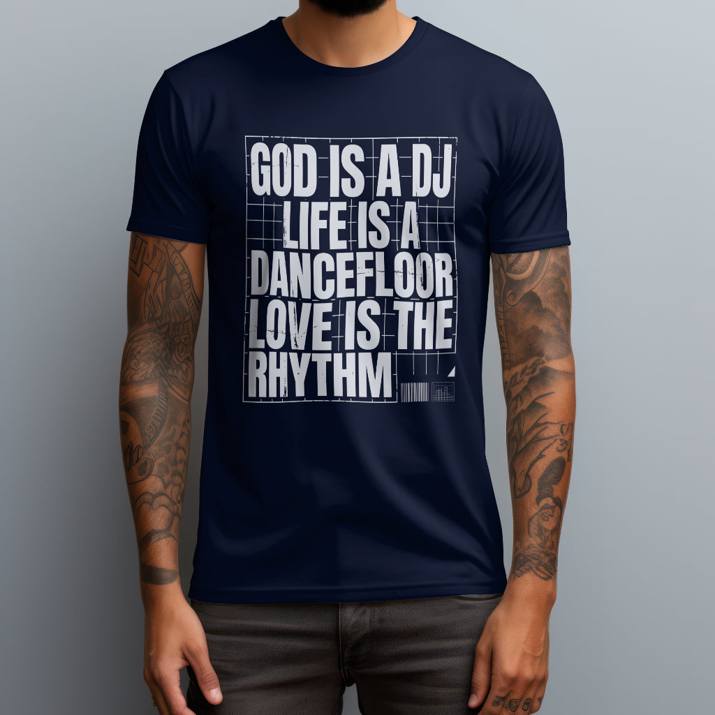 god is a dj navy