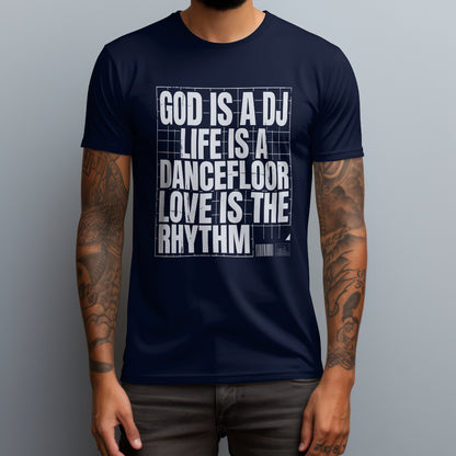 god is a dj navy
