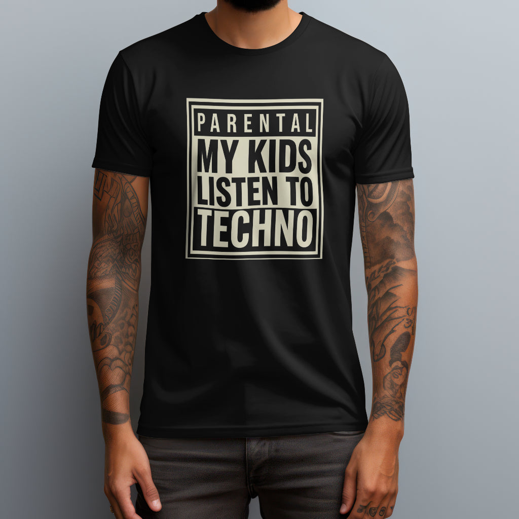 my kids listen to techno black