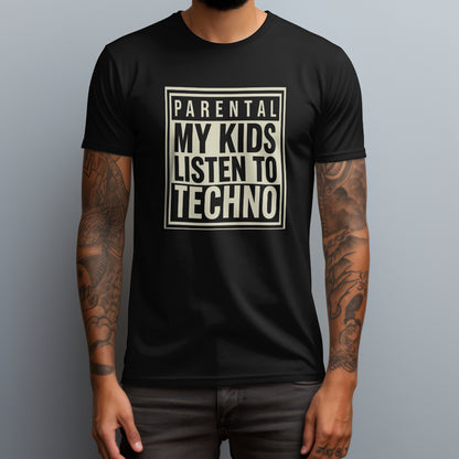 my kids listen to techno black