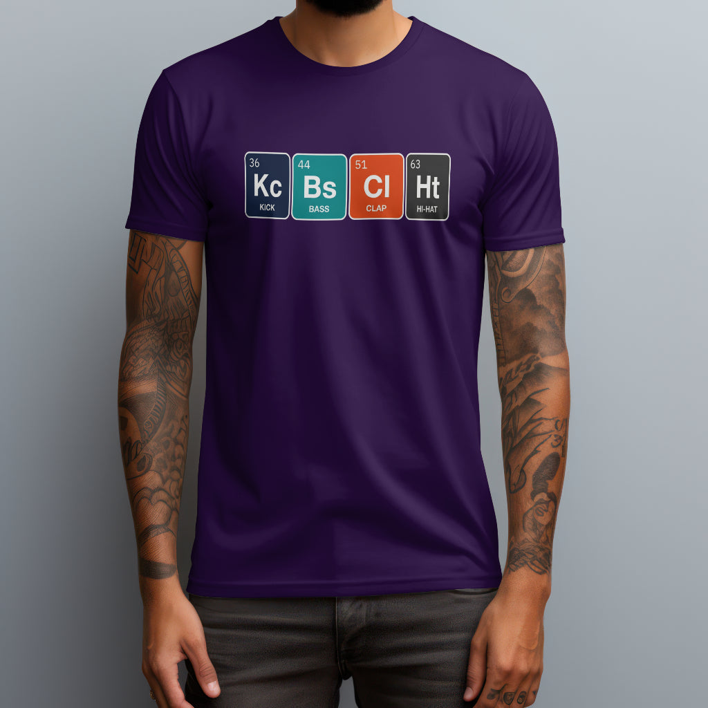 kick bass clap hi hat purple