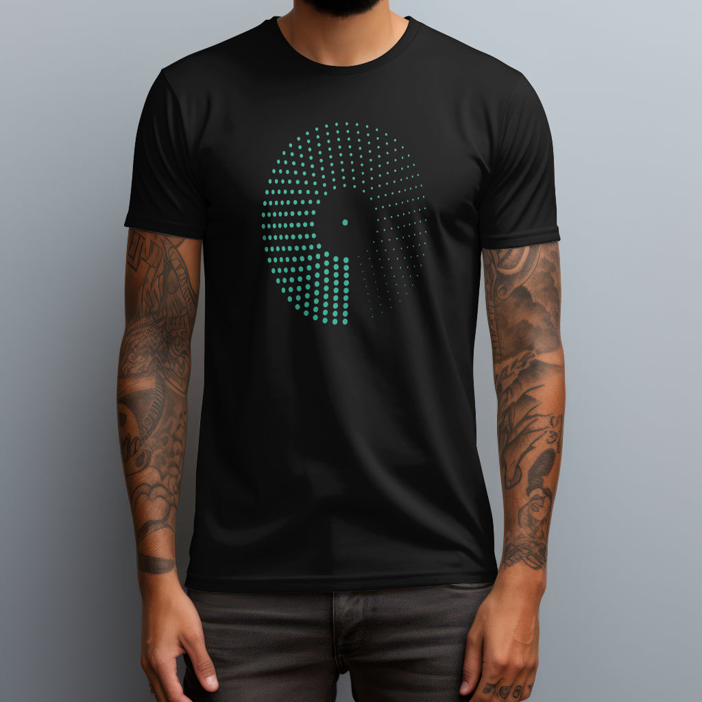 vinyl dots black