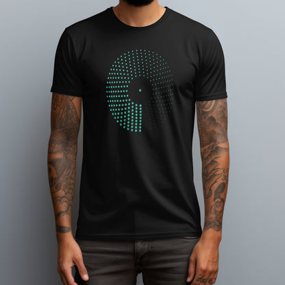 vinyl dots black