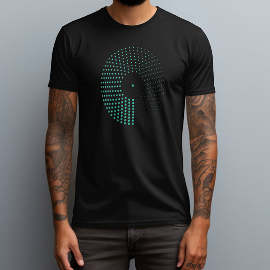 vinyl dots black