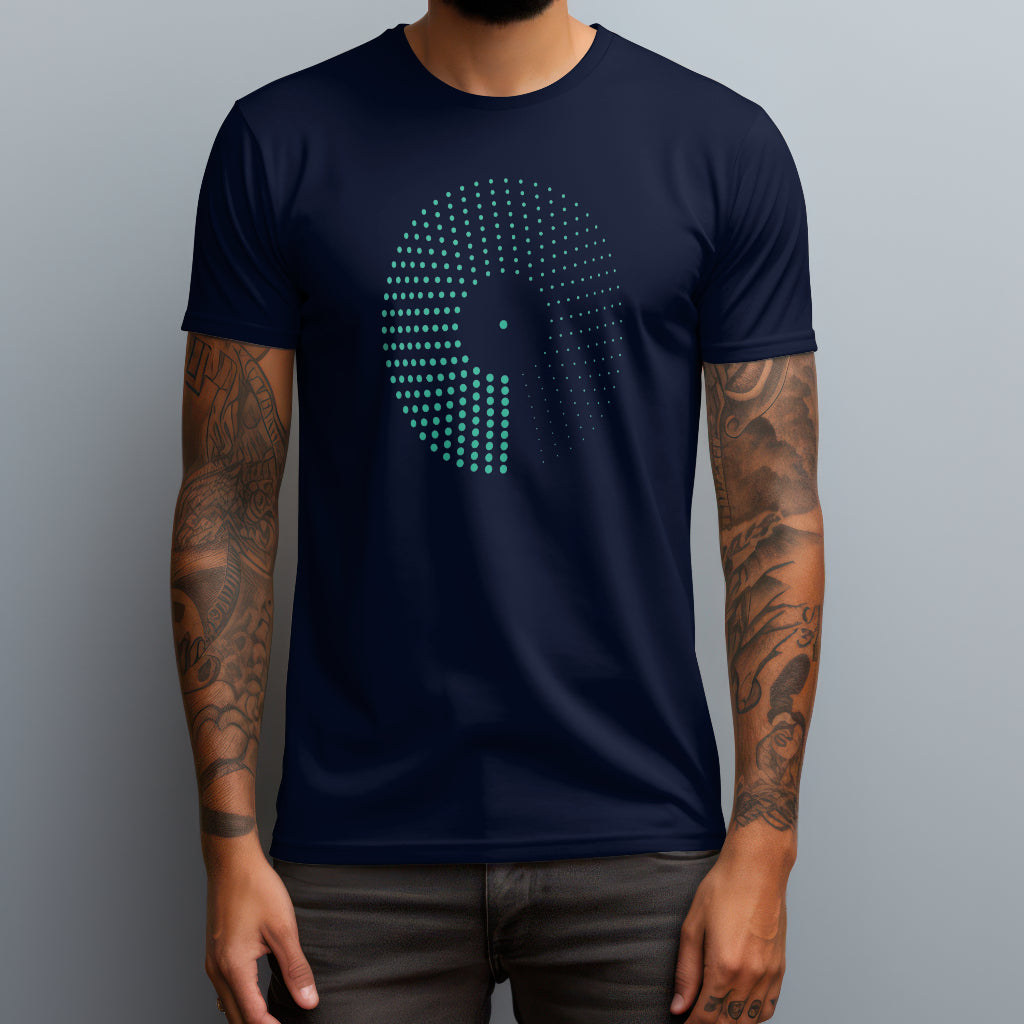 vinyl dots navy