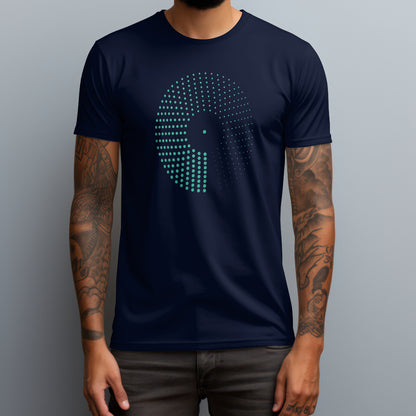 vinyl dots navy