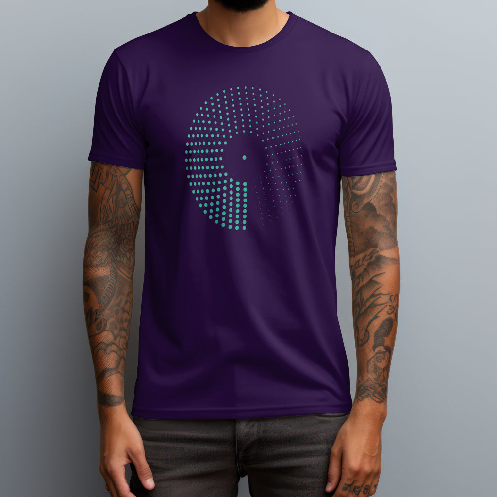 vinyl dots purple