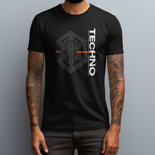 techno cube black