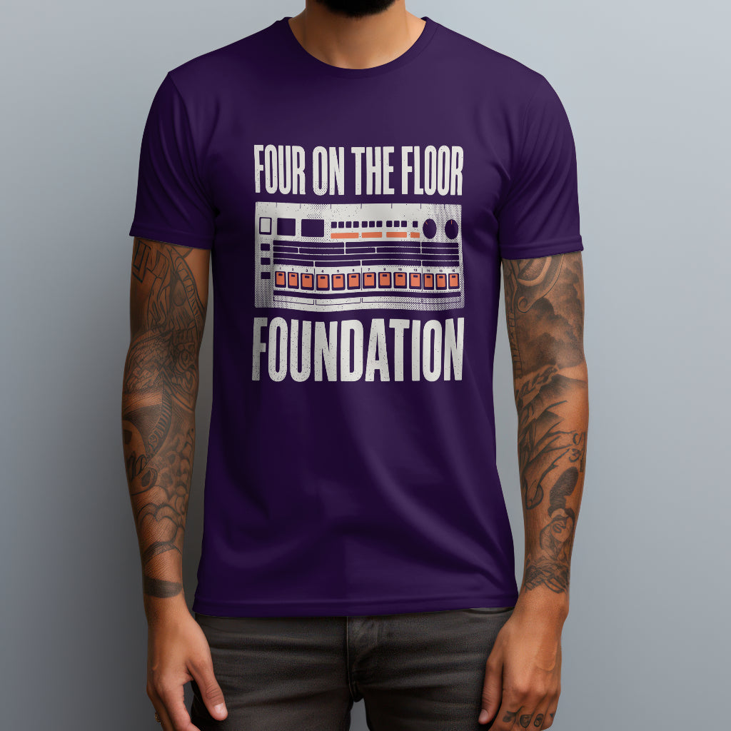 four on the floor foundation purple