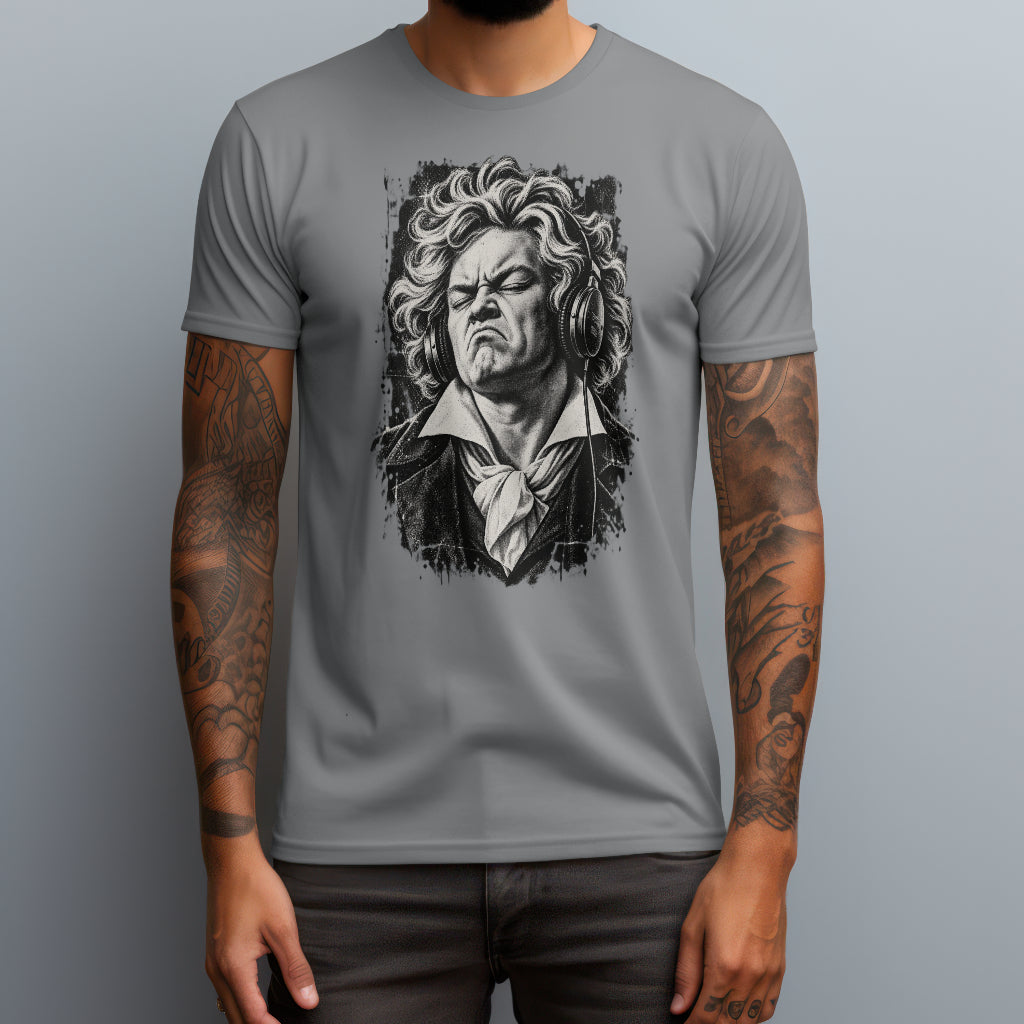 beethoven bass face gray
