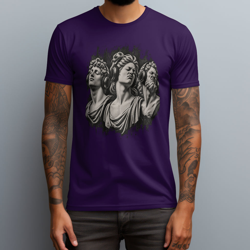 bass face trio purple