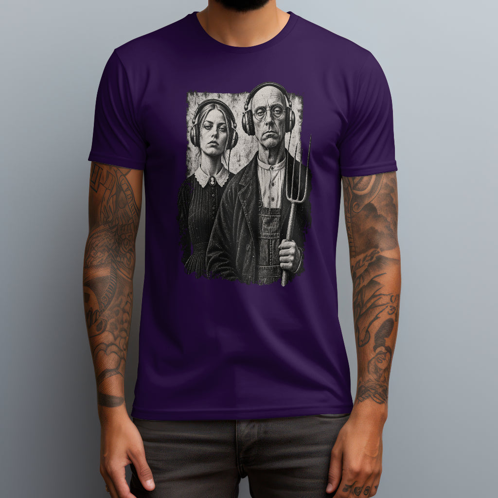 american gothic ravers purple