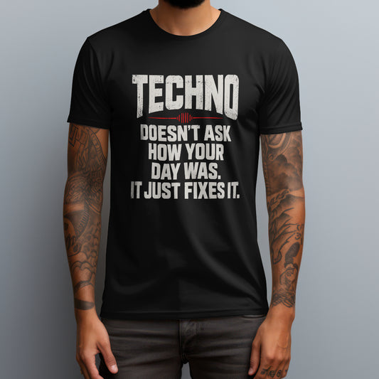 techno fixes it black