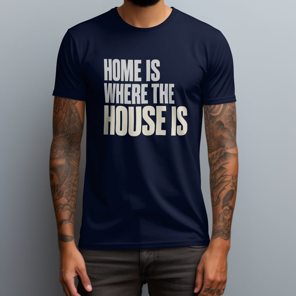 home is where the house is navy