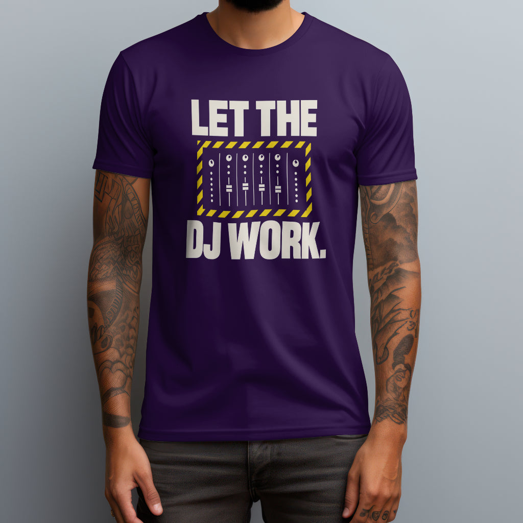 give the DJ room to work purple