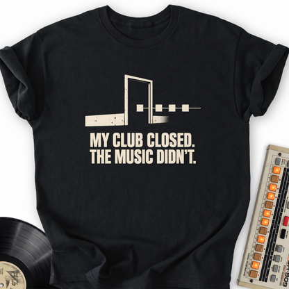 the club closed the music stayed black
