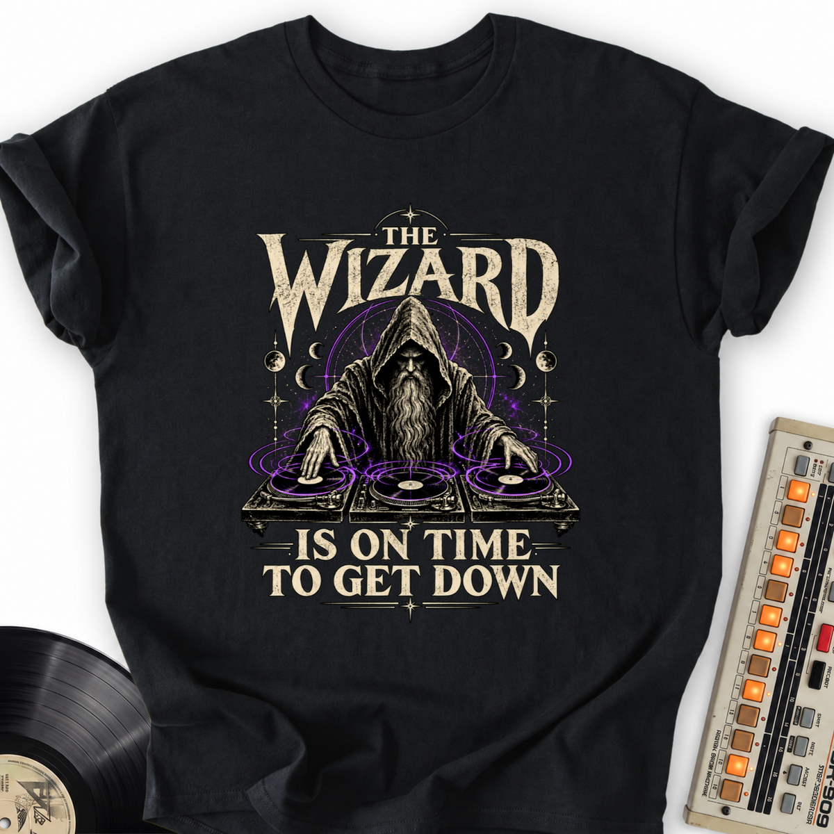 the wizard is on black
