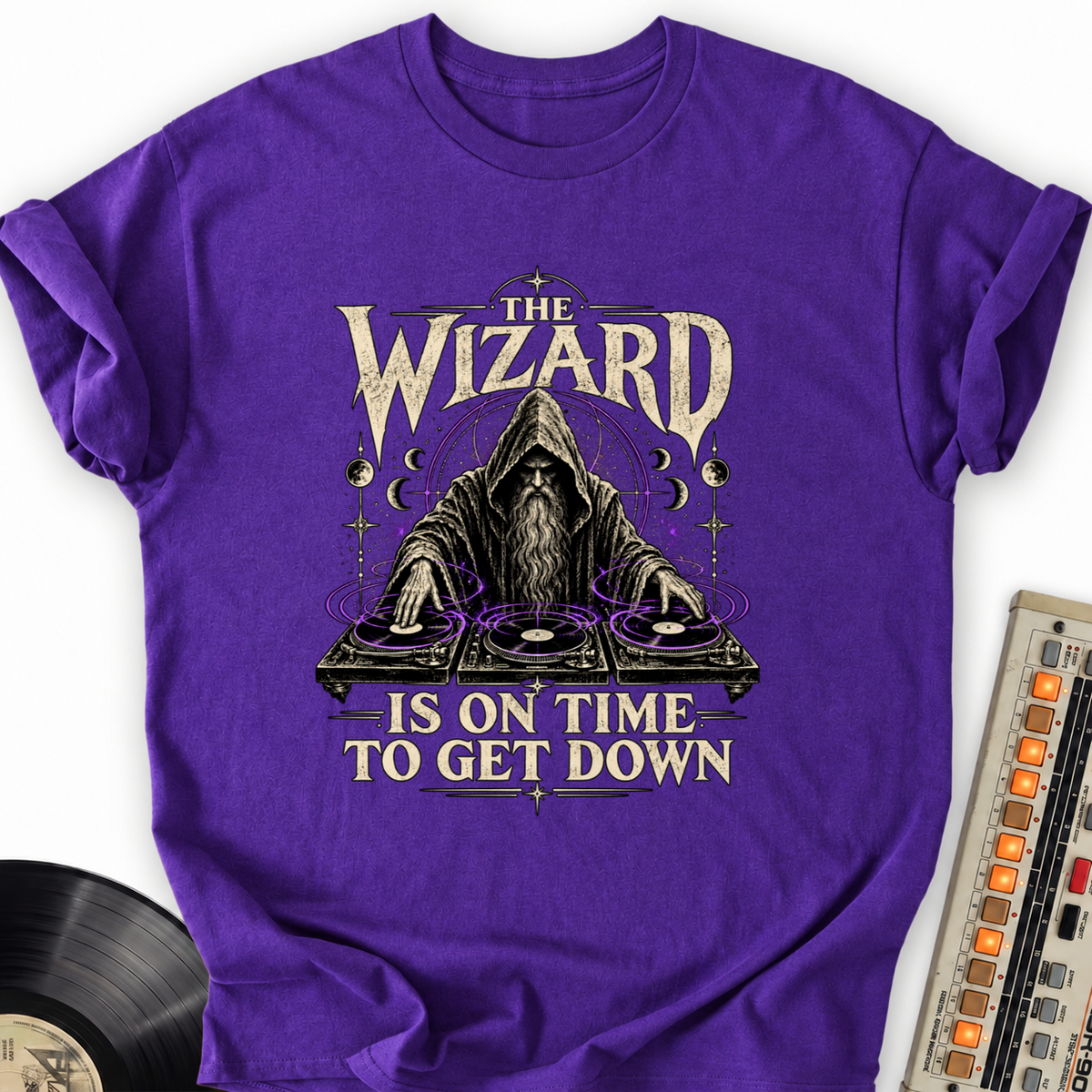the wizard is on purple
