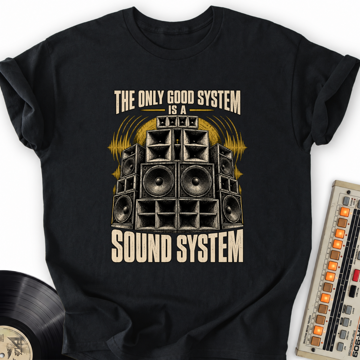 sound system black