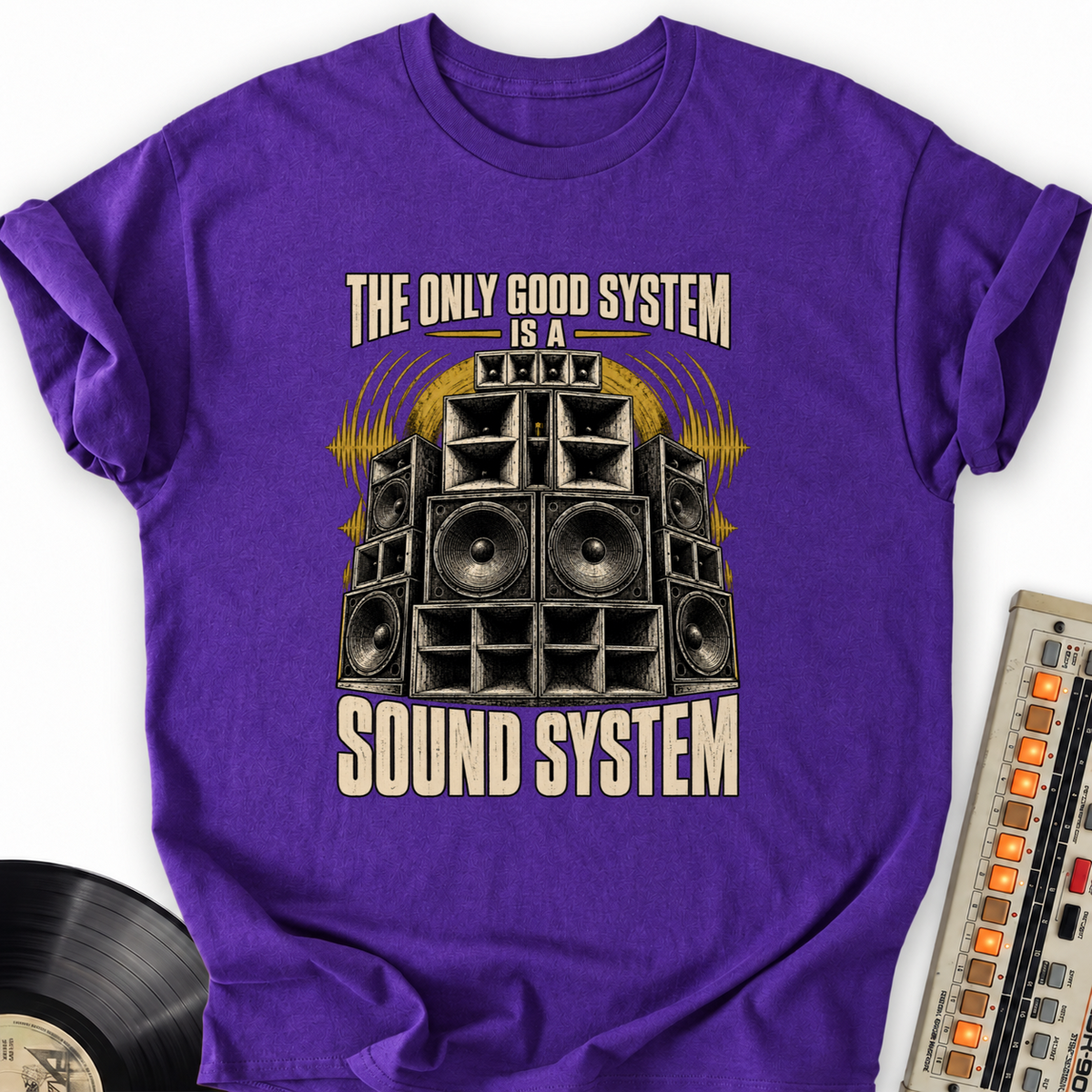 sound system purple