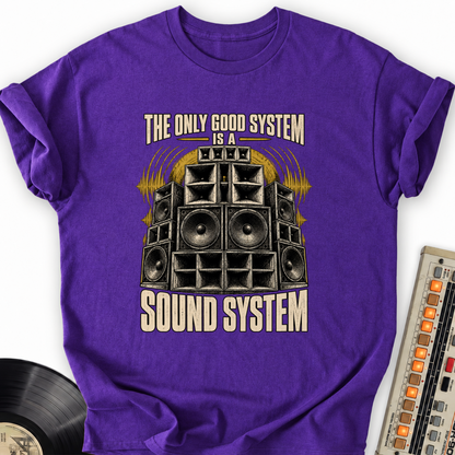 sound system purple