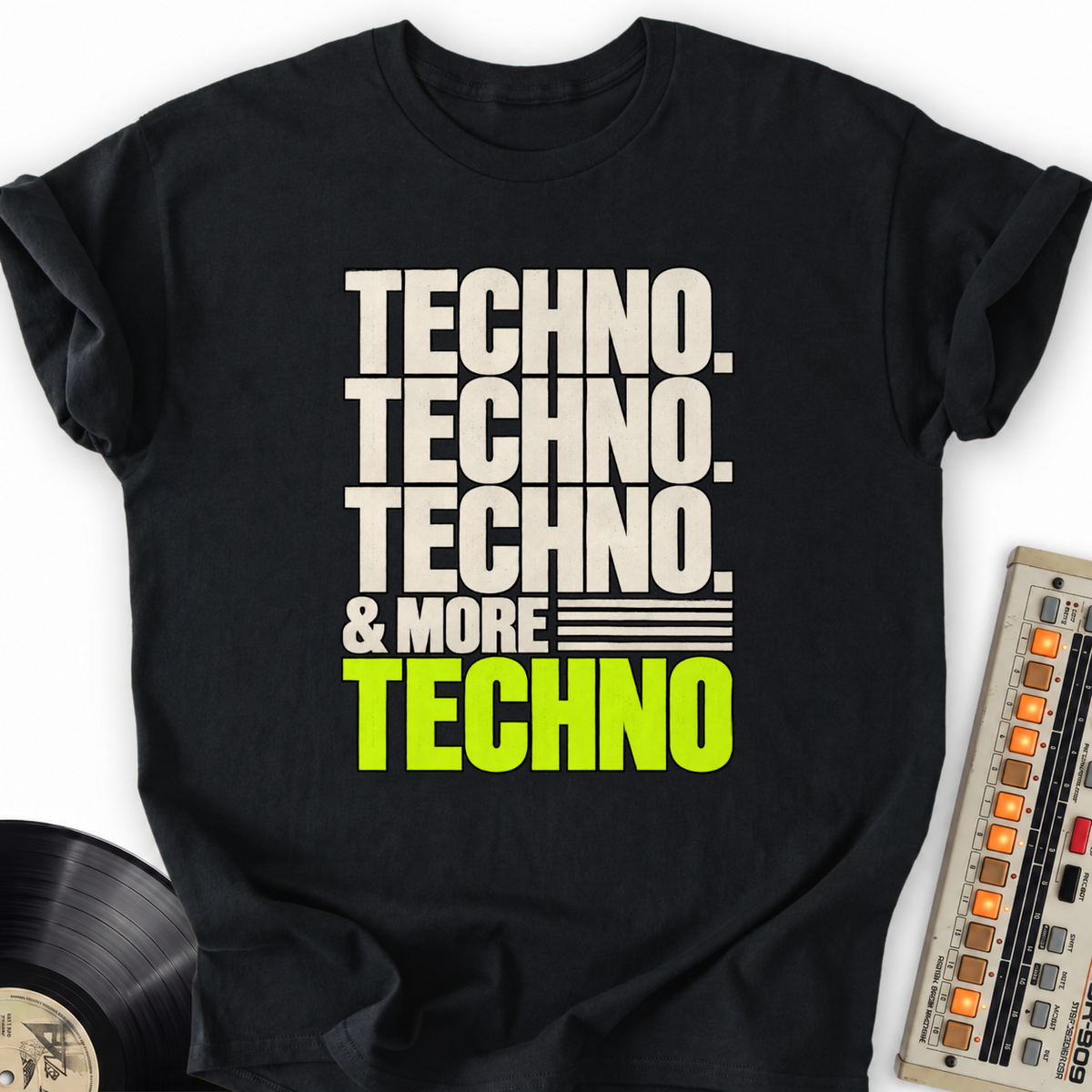 more techno black