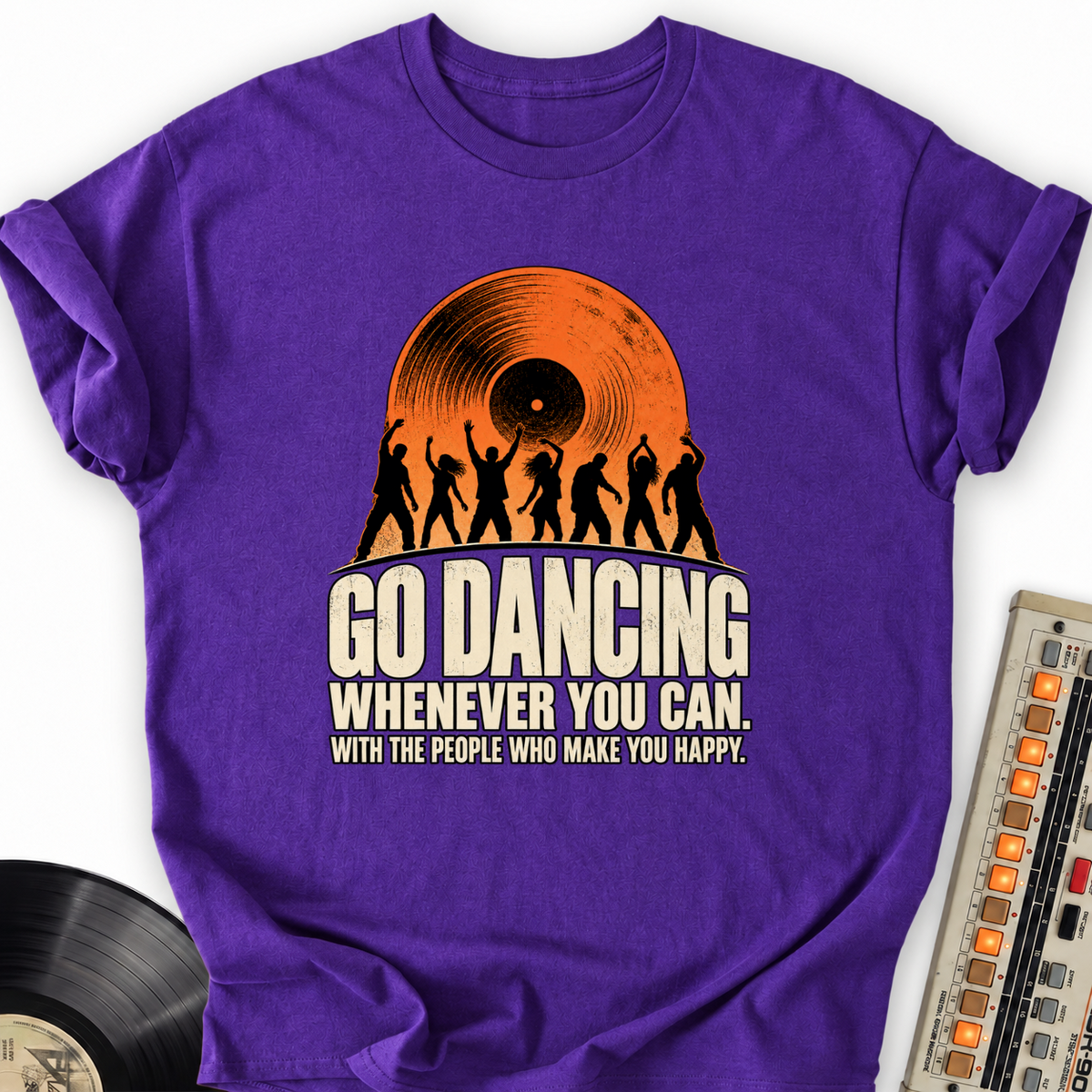 go dancing purple