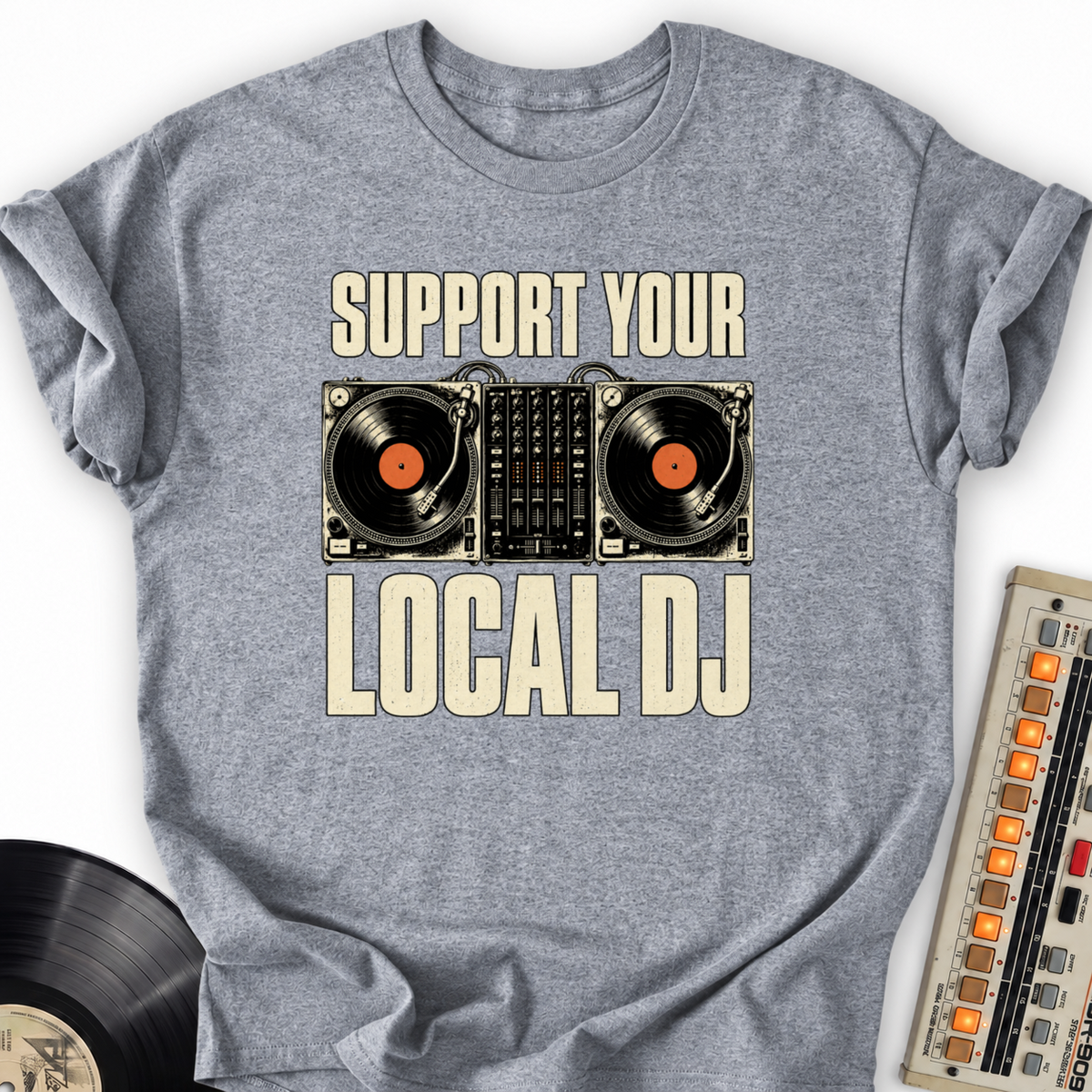 support your local dj gray
