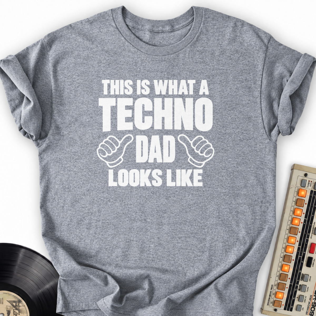 techno dad looks like gray