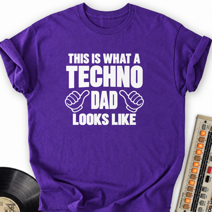 techno dad looks like purple
