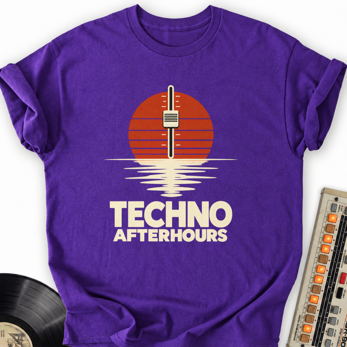techno afterhours sunrise purple