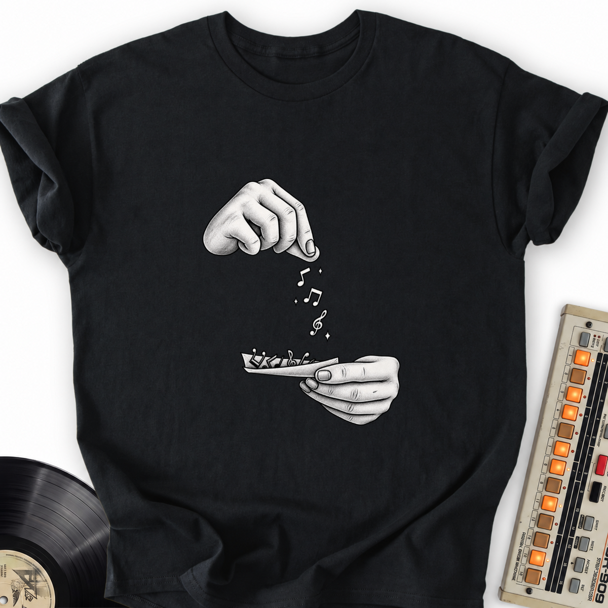 notes cigarette black