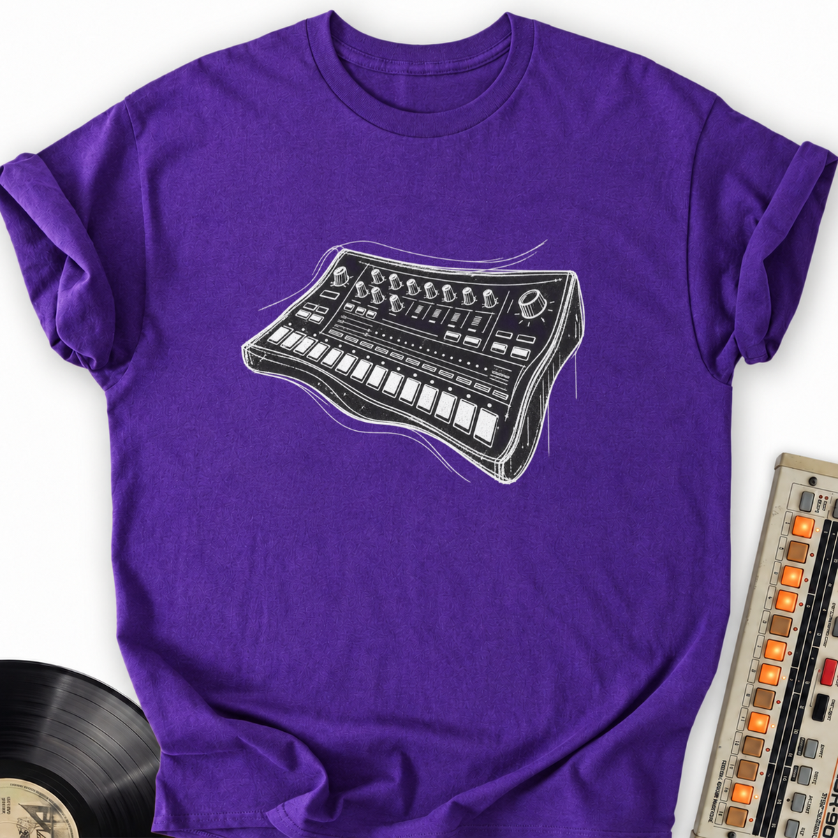 drum machine sketch purple