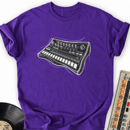 drum machine sketch purple