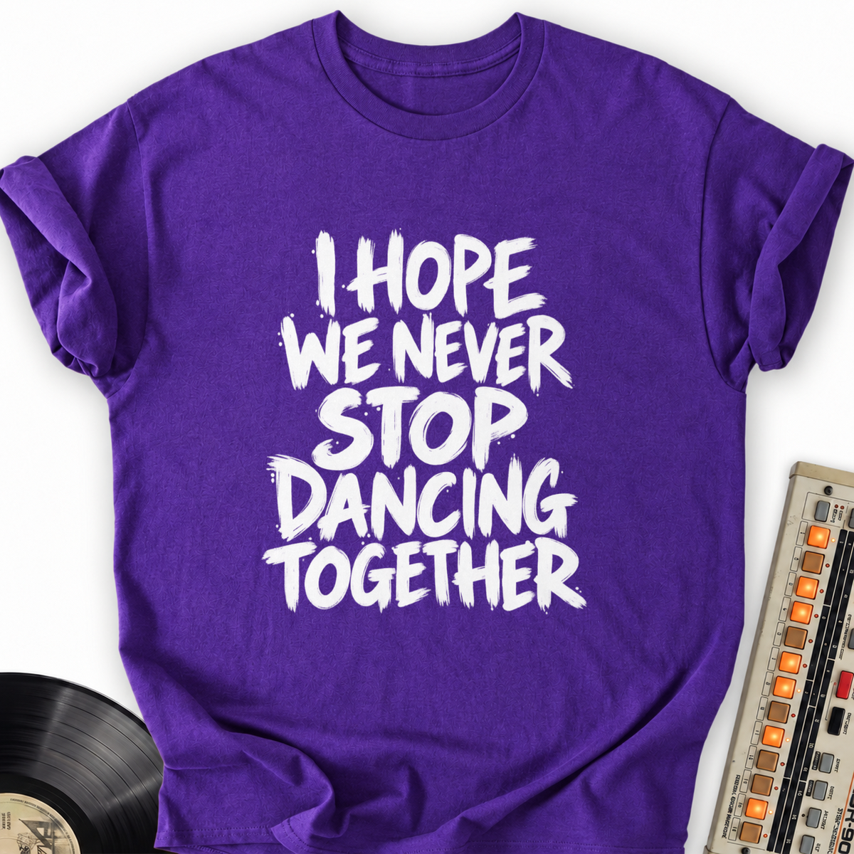 dancing together purple