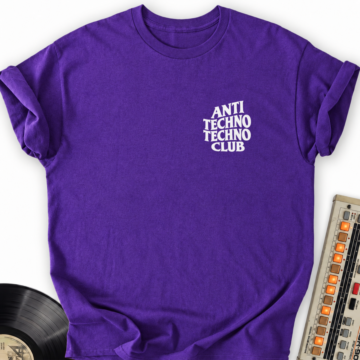 anti techno techno club purple