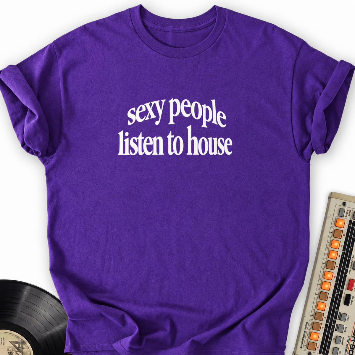 sexy people listen to house purple