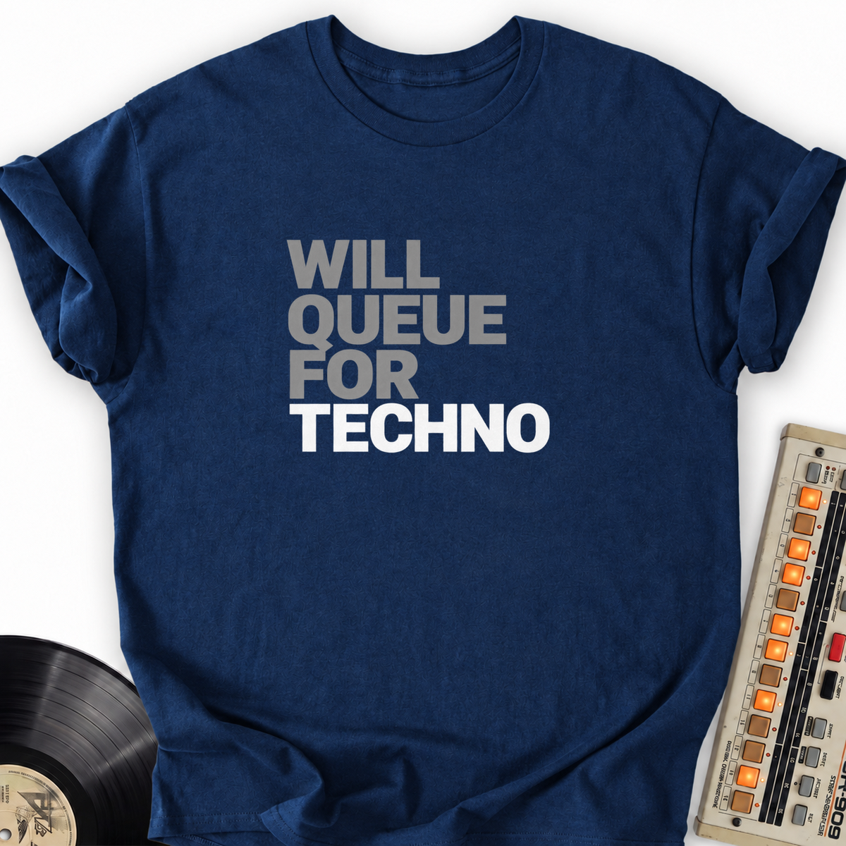 will queue for techno navy