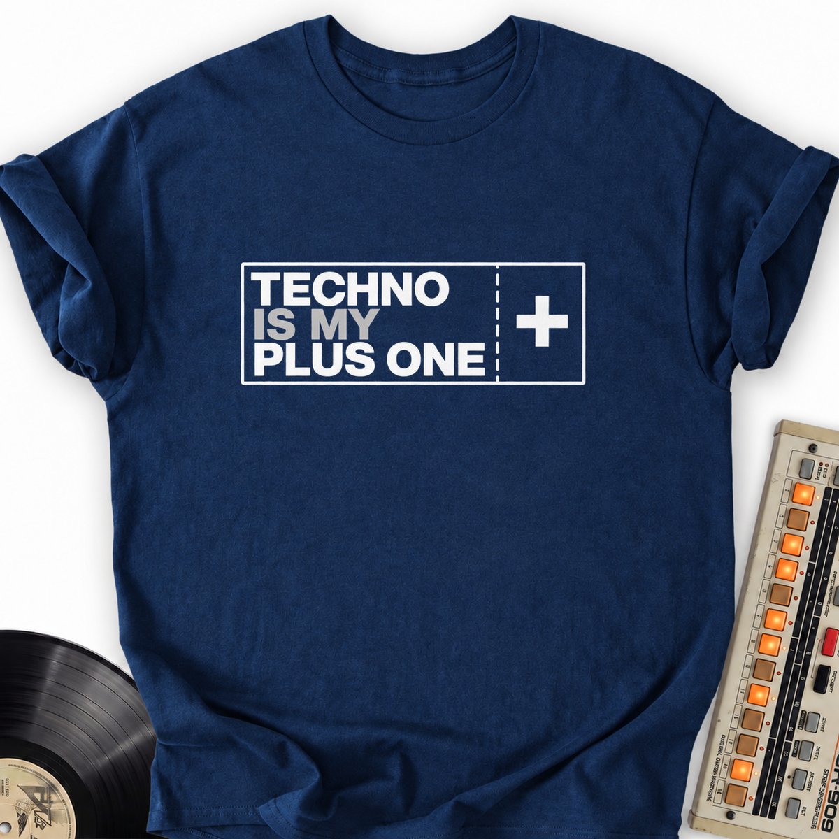 techno is my plus one navy