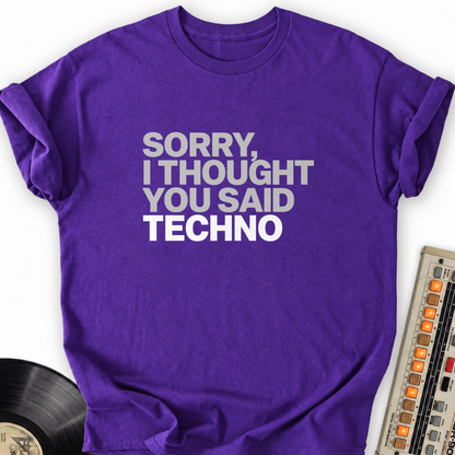 sorry i thought you said techno purple