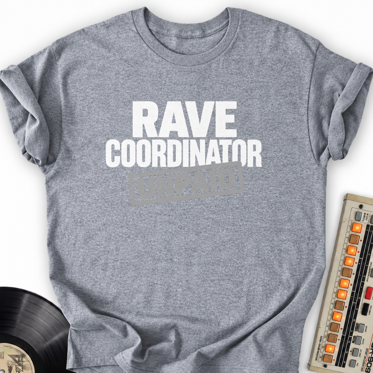 rave coordinator unpaid gray