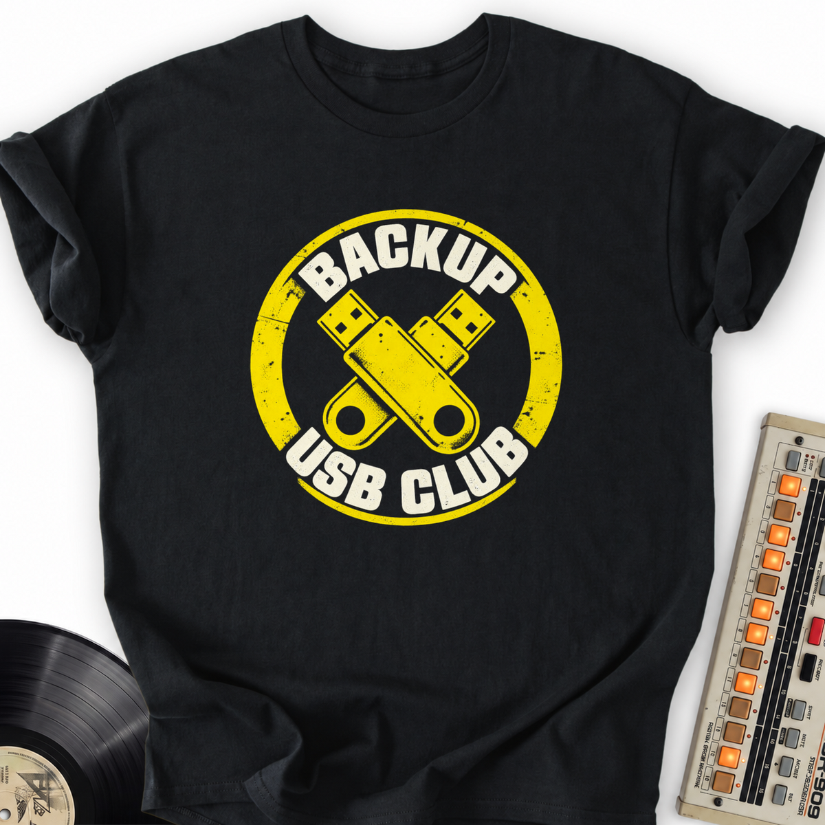 backup usb club black