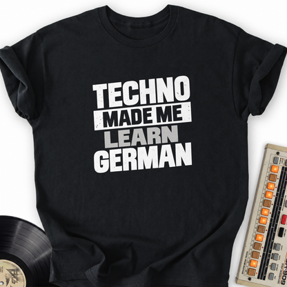 techno made me learn german black