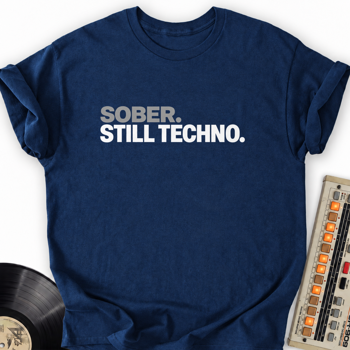 sober still techno navy