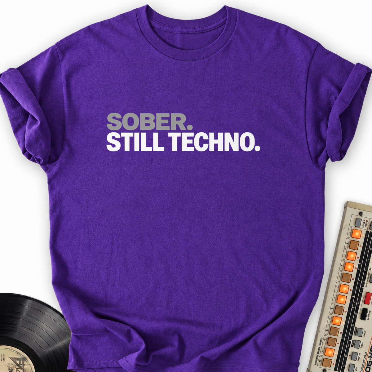 sober still techno purple